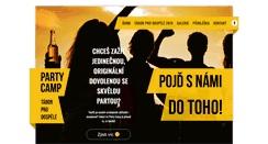 Desktop Screenshot of partycamp.cz